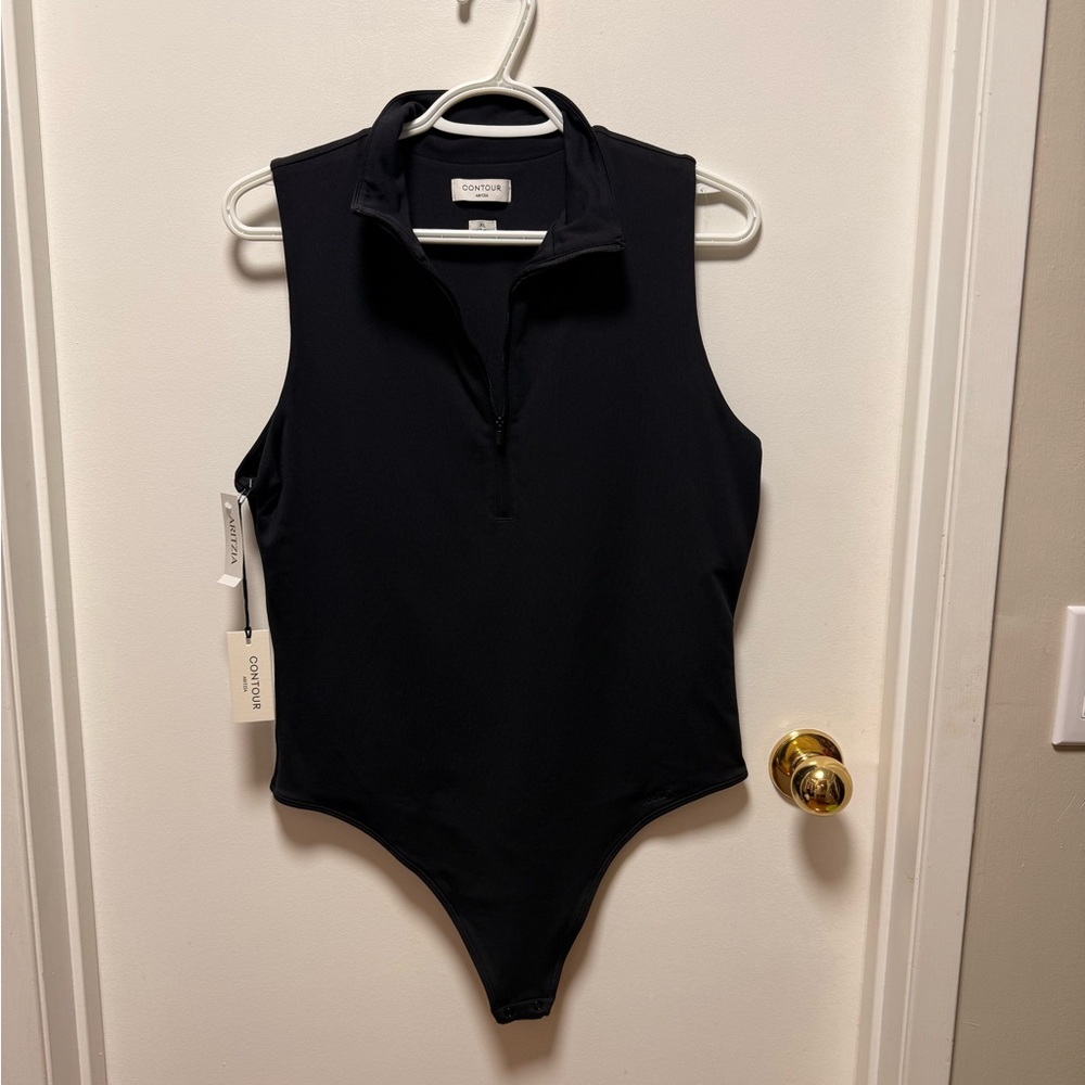 Aritzia Black One Piece Bodysuit